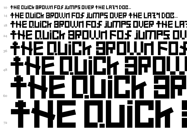 Ukraine font waterfall